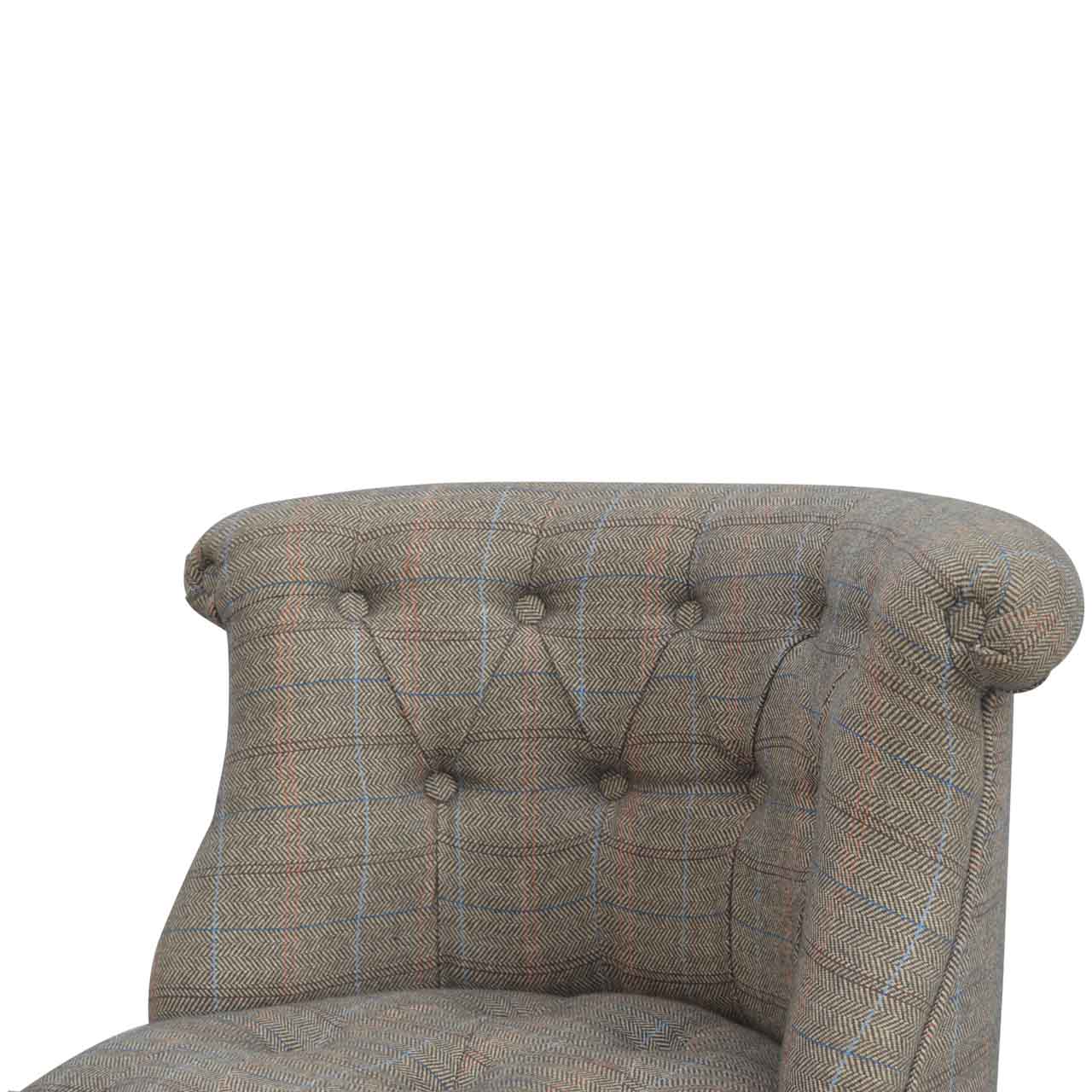 Small Tweed Accent Chair