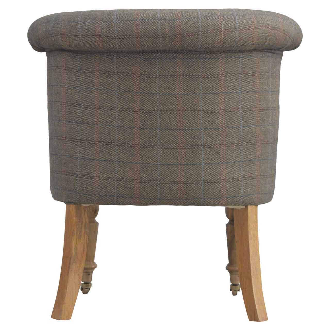 Small Tweed Accent Chair