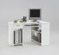Artic White Office Corner Desk by Amos