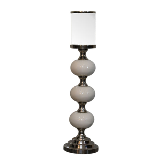 Chrome Bubble Candle Holder