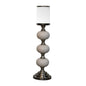 Chrome Bubble Candle Holder