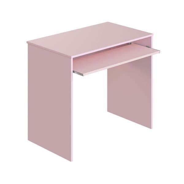 Cotton Candy Pink Small Computer Desk