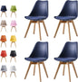 Navy Blue Retro Dining Chairs set of 4 
