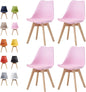 Pink Retro Dining Chairs set of 4 