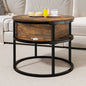 Round Wooden Coffee Table