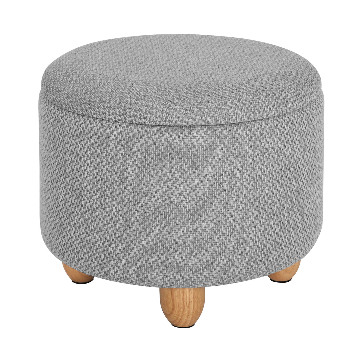 Round Storage Stool Footstool Side Table