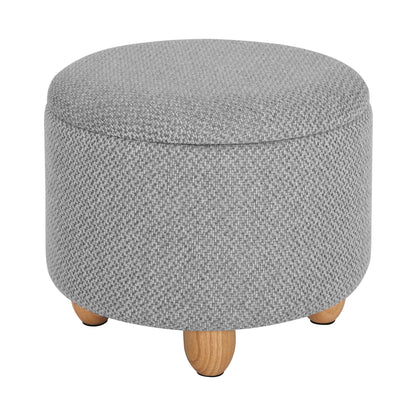 Round Storage Stool Footstool Side Table