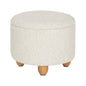 Round Storage Stool Footstool Side Table