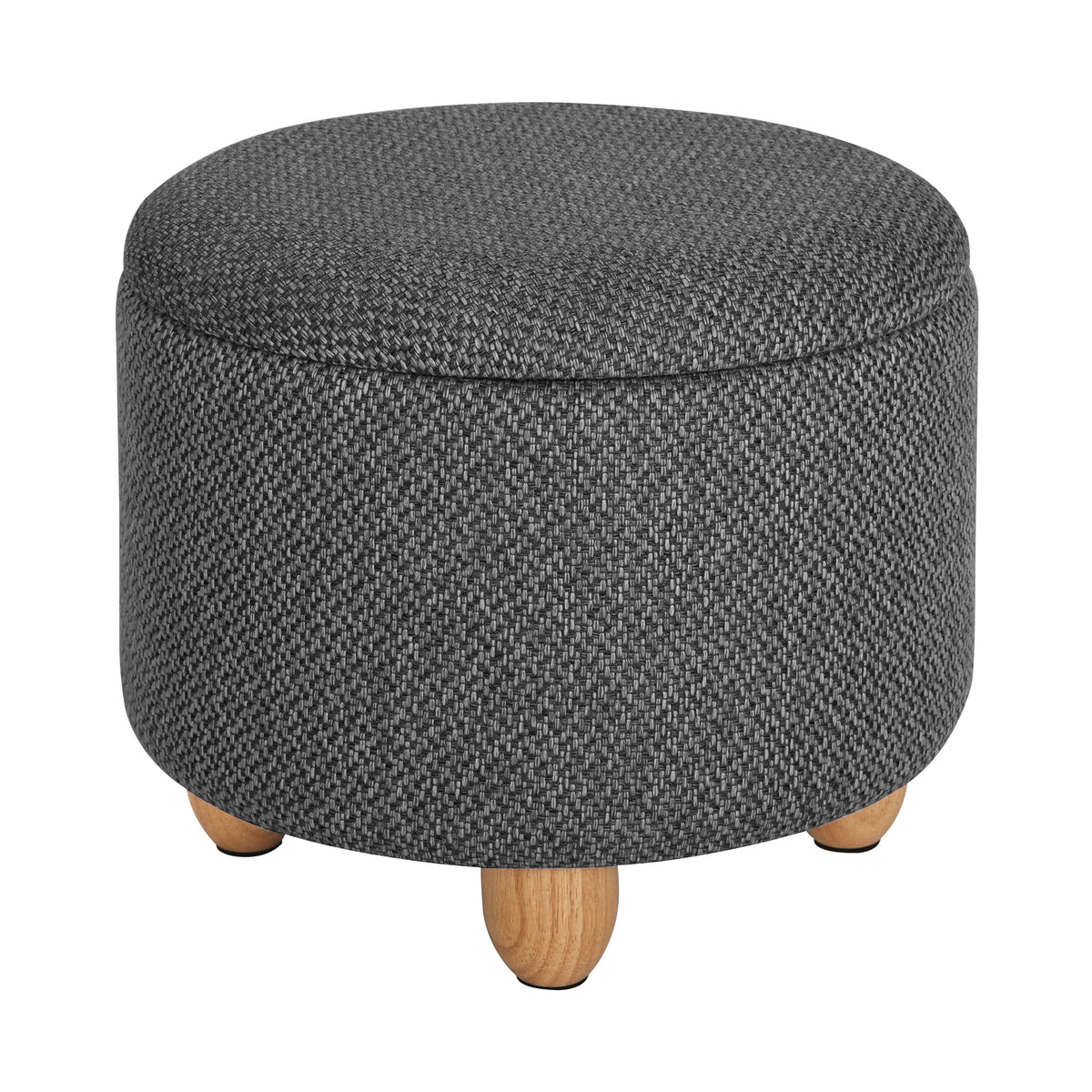Round Storage Stool Footstool Side Table