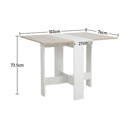 Small kitchen extendable dining table dimensions