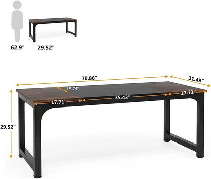 Tribesigns executive desk measurements