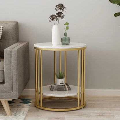 Wisfor gold side table living room bedroom