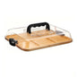 Wooden Serving tray display carry case