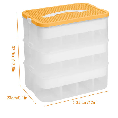 Plastic Lego Storage Box Children